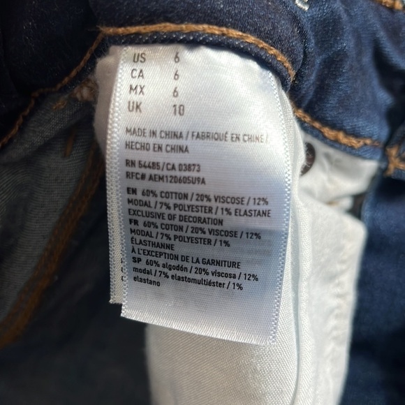 American Eagle hi rise shortie shorts size 6 - Picture 5 of 9